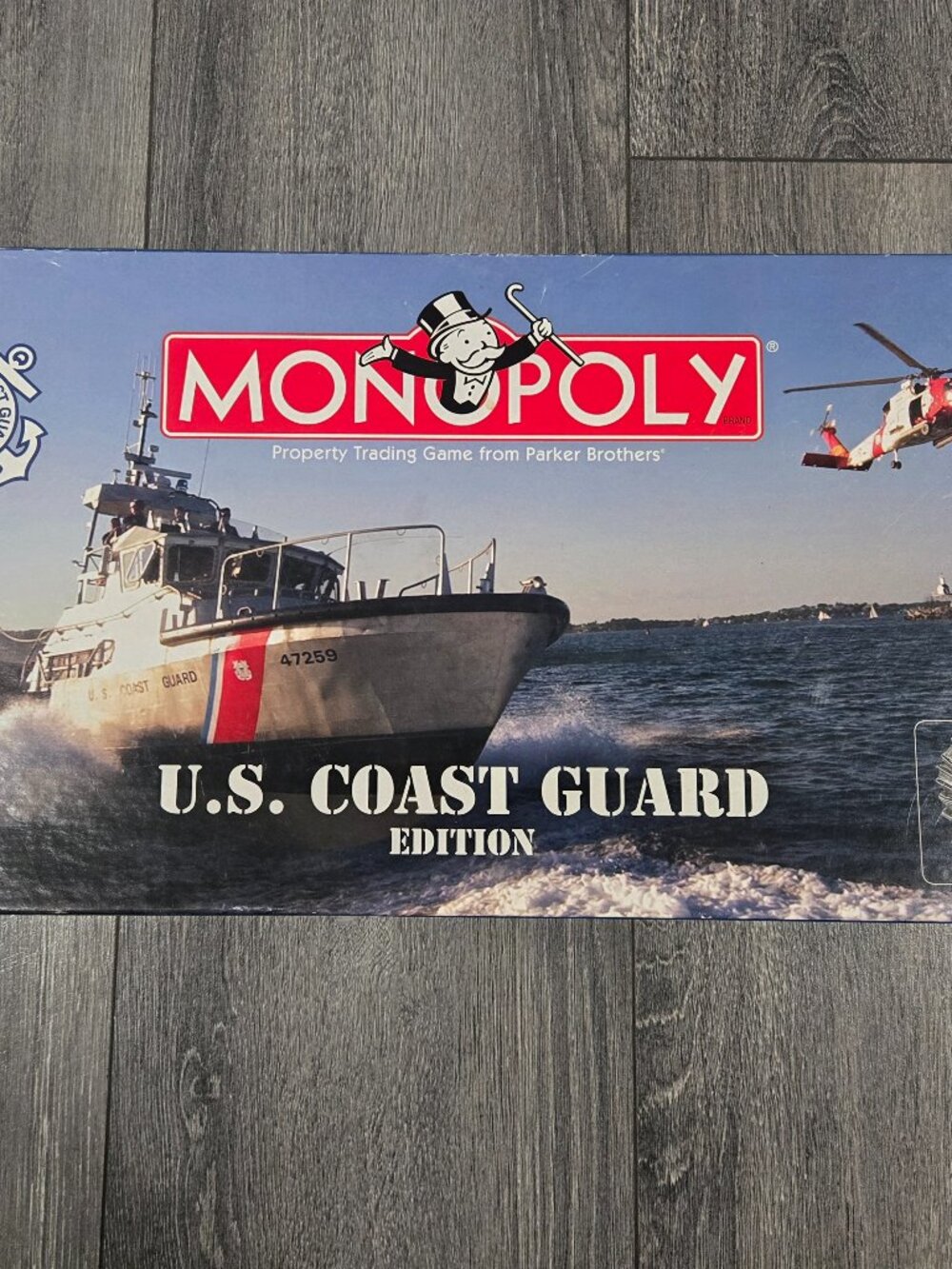 U.S. Coast Guard Monopoly Edition Complete Board Game VGUC